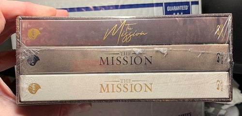 NEW THE MISSION BLU-RAY ONE CLICK 3 STEELBOOKS! FULL SLIP A+B+LENTI SLIP! SEALED - Picture 4 of 7