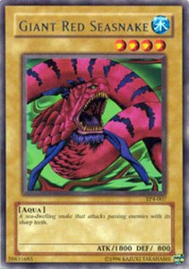 Giant Red Seasnake - TP4-007 - Rare - Unlimited Edition x1 - Lightly Played