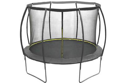 Garten Trampolin 3,05 Meter schwarz 10 FT inkl. Netz Randabdeck Funsport Garten