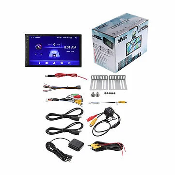 iMars 7" pulgadas 2 Din para Android 8.0 radio estéreo para automóvil reproductor de MP5 2.5D pantalla GPS - Imagen 9 de 9