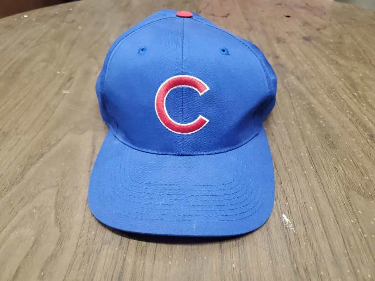 Vintage Outdoor Cap Company Chicago Cubs Hat MLB SnapBack Hat VTG 90s Blue