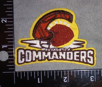 WASHINGTON COMMANDERS FOOTBALL TEAM IRON ON PATCH