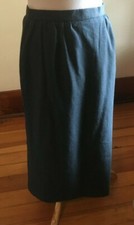 Vintage, Hand-made, Polyester, lined pencil skirt, 30" waist size 8