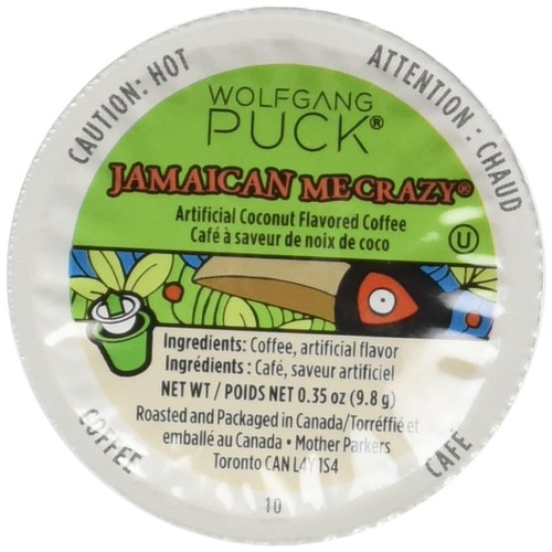 Wolfgang Puck Jamaican Me Crazy K-Cup Coffee, 96 Count Case, with All Keurig ...