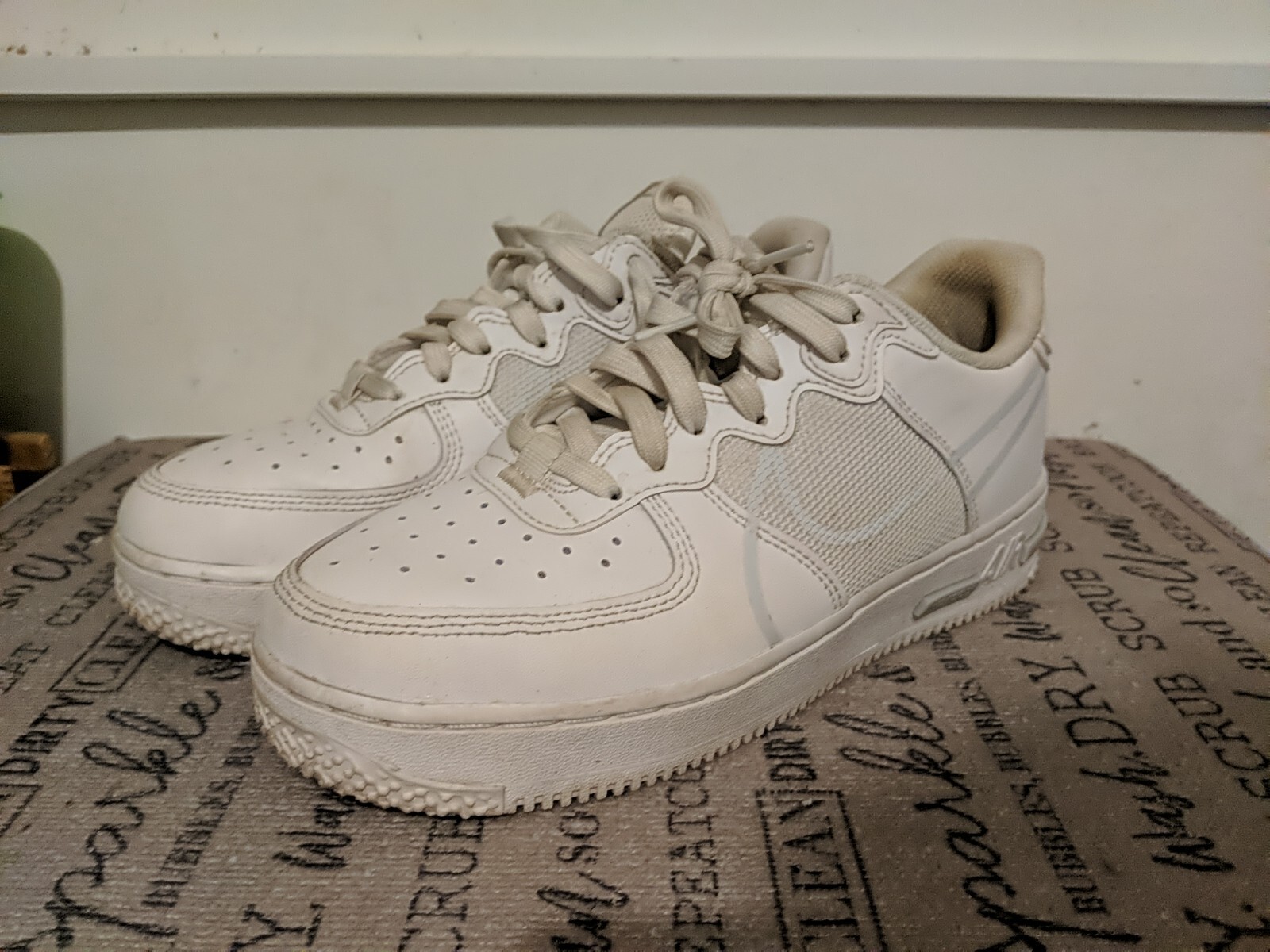 Nike Air Force 1 React Dimsix Low White Women's T… - image 1