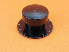 Vintage Control Knob Black 0-10 Radio Test Equipment AS IS #3