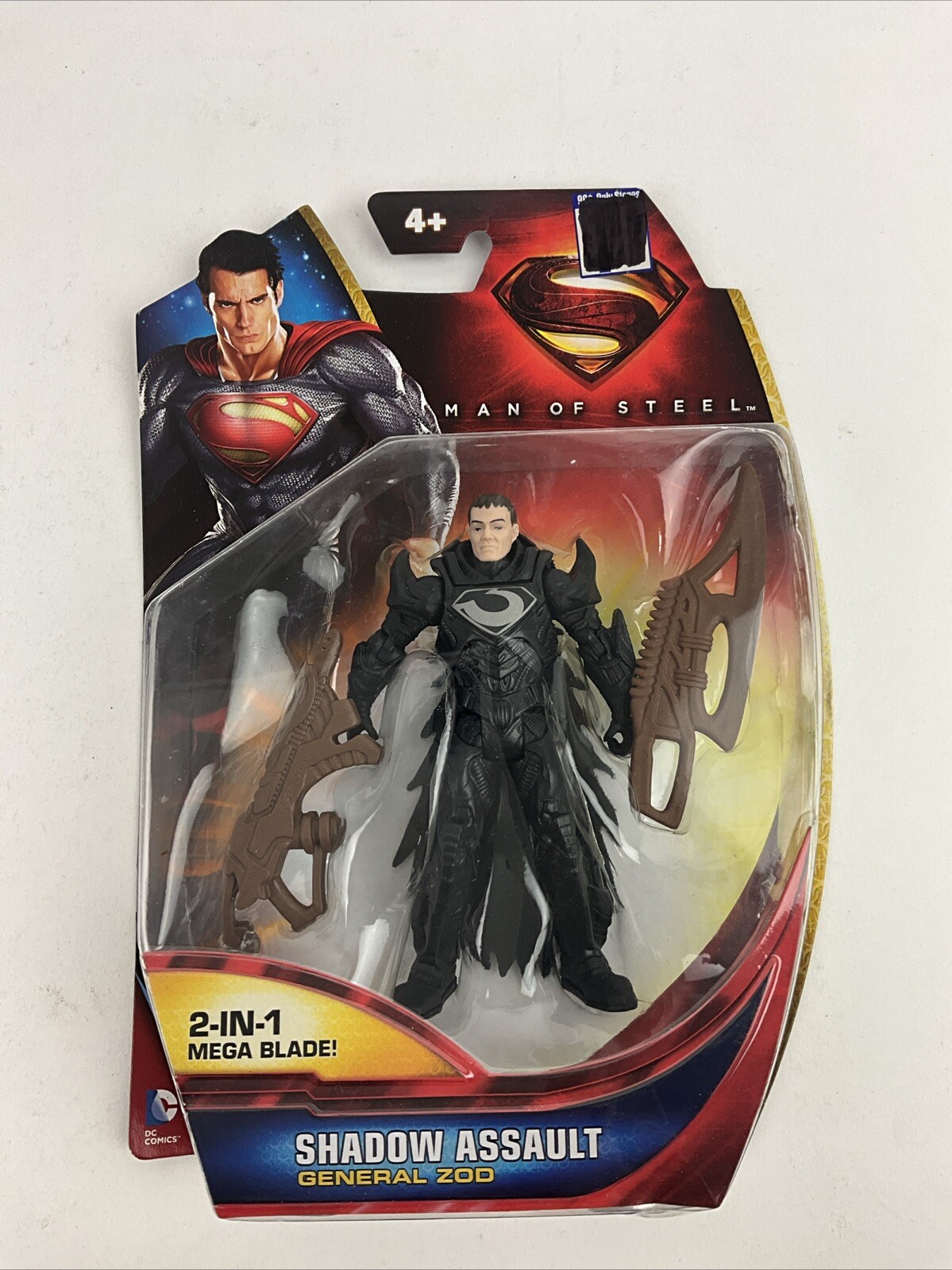DC Superman Man of Steel (2013) Mattel Shadow Assault General Zod Figure