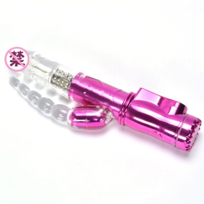 36 Speed Plating Color Rattlesnake Turning Beads Swing Vibrator Sex Toy