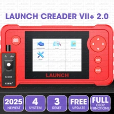 2025 LAUNCH X431 VII+ 2.0 Car OBD2 Diagnostic Scanner ABS SRS Engine Code Reader
