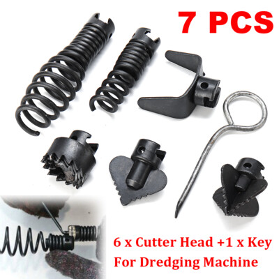 7pcs Drain Cleaner Combination Cutter Head Set, Tool Set - View #3