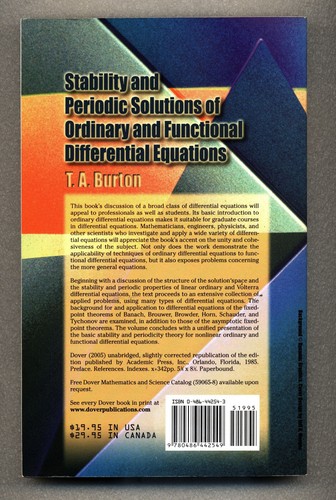 Stability &Periodic Solutions of Ordinary &Functional Differential Equations - Imagen 2 de 2