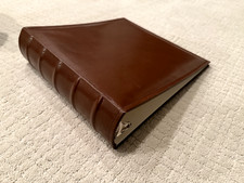 Exposures Photo Albums 2in O-Ring Binder BROWN Small nick on outside 