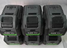 SALVAGE 6 Unit Non-Working Genuine Flex FX0221 24V 8.0Ah Lithium-Ion TXBin