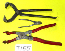 Snap-on Blue-point Tools 3 Piece Grease Dust Cap Spark Plug 4-12 In Pliers