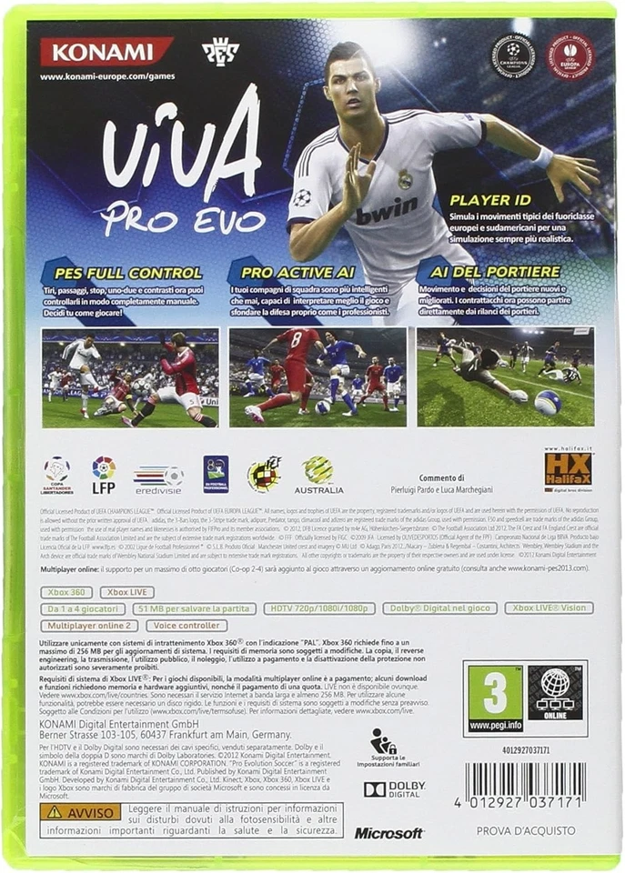 PES 2013: Pro Evolution Soccer Xbox 360 (PC) (UK IMPORT) - Image 4 of 4