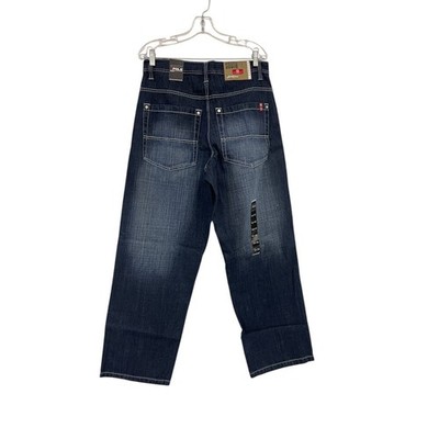 Southpole RED TAB Y2K Baggy Fit Jeans Mens 32X32 Faded Blue Denim