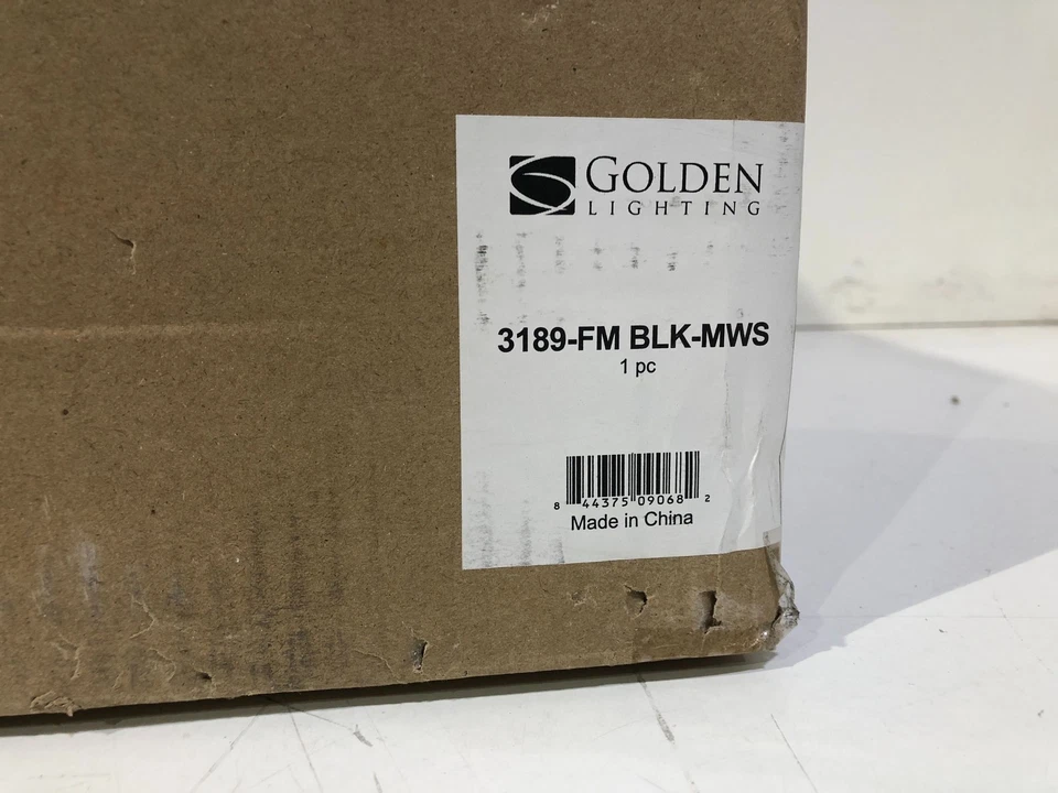 Golden Lighten Penn 16 pulgadas Montaje empotrado de pantalla blanca mate mate de 3 luces para interiores Foto 3 de 3