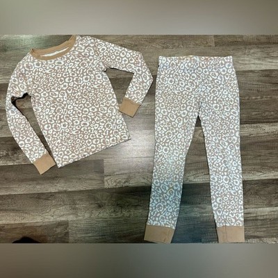 Old Navy Kids Leopard Print Pajama Set