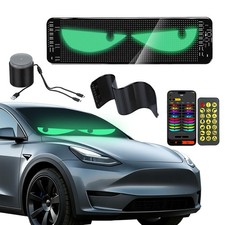 Devil Eyes Light for Car Windshield 14.72"x3.62" Programmable LED Sign, APP ...