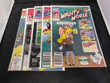 Mighty Mouse Comic Lot #2 3 8 11 12 + Late Night Marvel Star Comics VF/NM 1986-8
