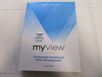 Brand New- myView Literacy Student Interactive Grade 3 Units 3-5, c. 2025