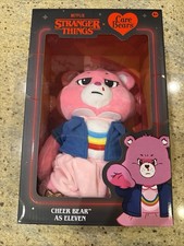 Netflix - Care Bears x Stranger Things - Cheer Bear As Eleven 12 Inch Plush