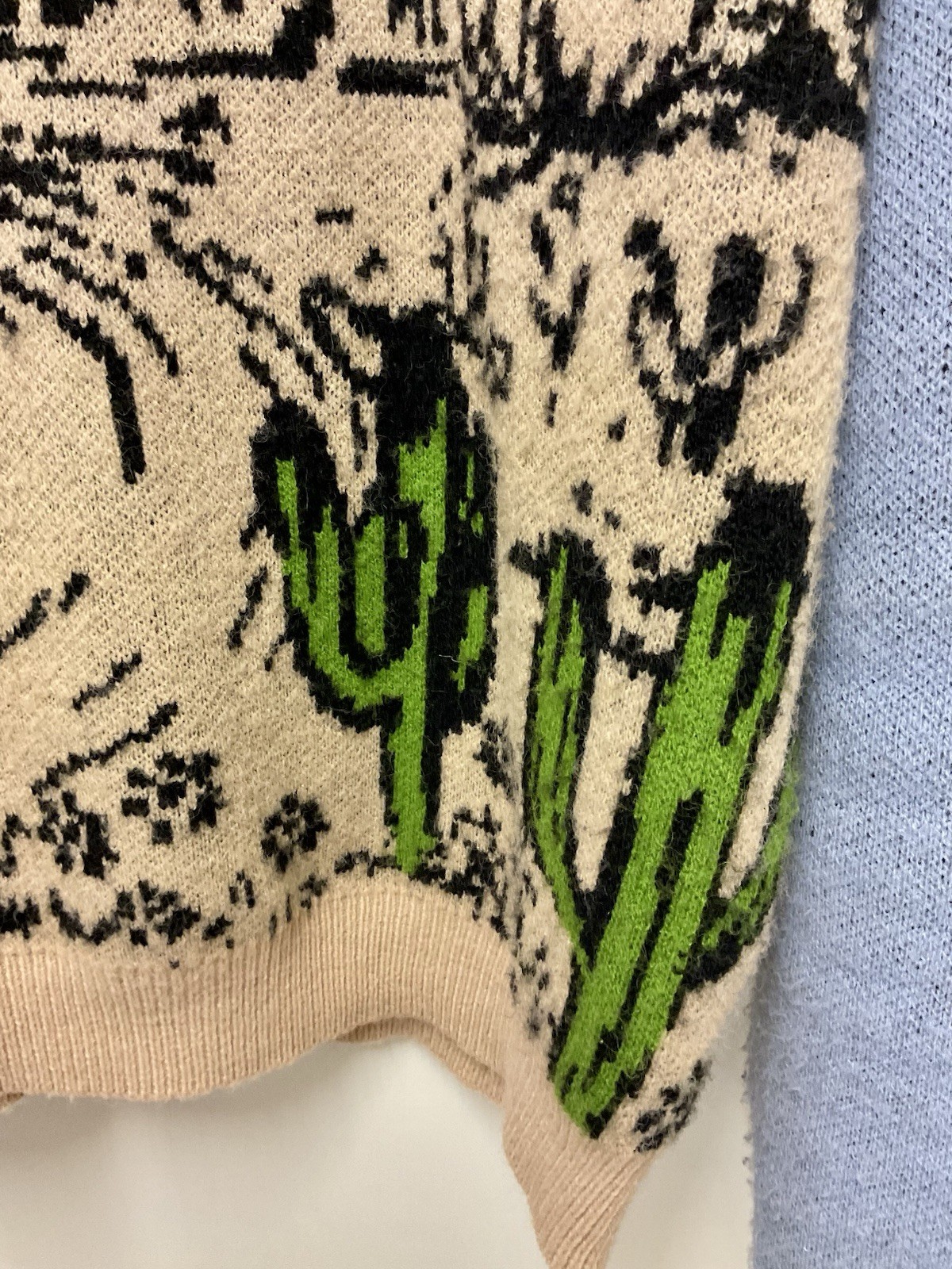 Warehouse Cactus Patterned Jumper M - image 3
