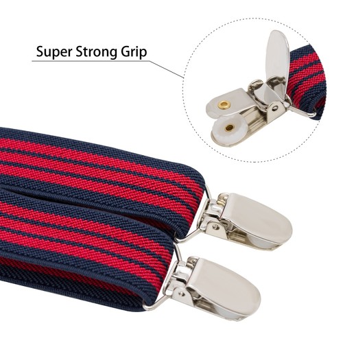 Buyless Fashion Adjustable 2 Pack Suspenders for Kids Elastic 1" - Y Back Design - Picture 16 of 210