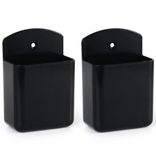 2 Pcs Remote Control Holder Wall Mount, TV Controller Holder, Self Adhesive R...