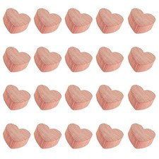 20 Pieces Cedar Blocks Heart Cedar Planks Chips Wooden Cedars Space Storage A...