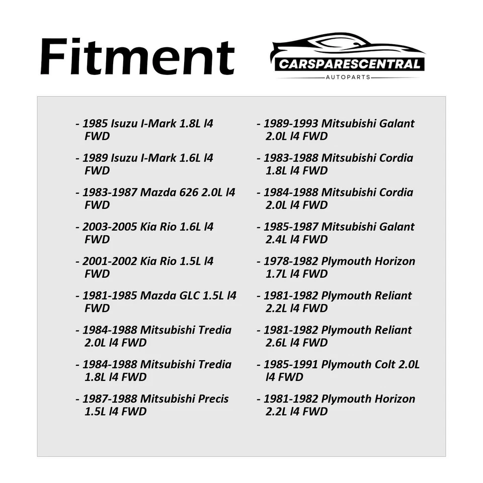 Cojinete de eje de entrada de transmisión manual interior trasero 2x para Dodge Rampage 1982 tracción delantera Foto 3 de 4