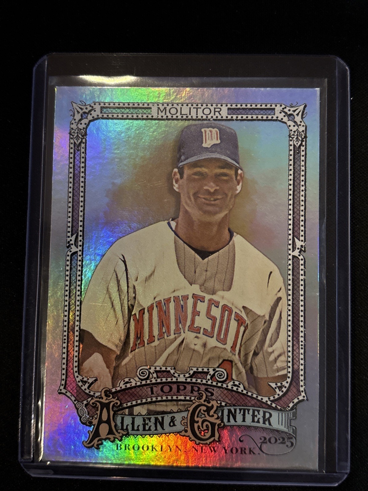🔥Paul Molitor 2025 Topps Allen And Ginter silver Portrait #175 Twins