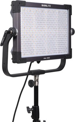 Nanlite Alien 300C RGBWW LED Panel with Softbox and Egg Crate