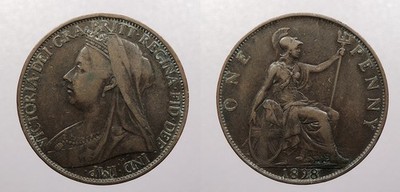 ビクトリアです。 GREAT BRITAIN 1898 Penny Victoria #WC108358 | eBay