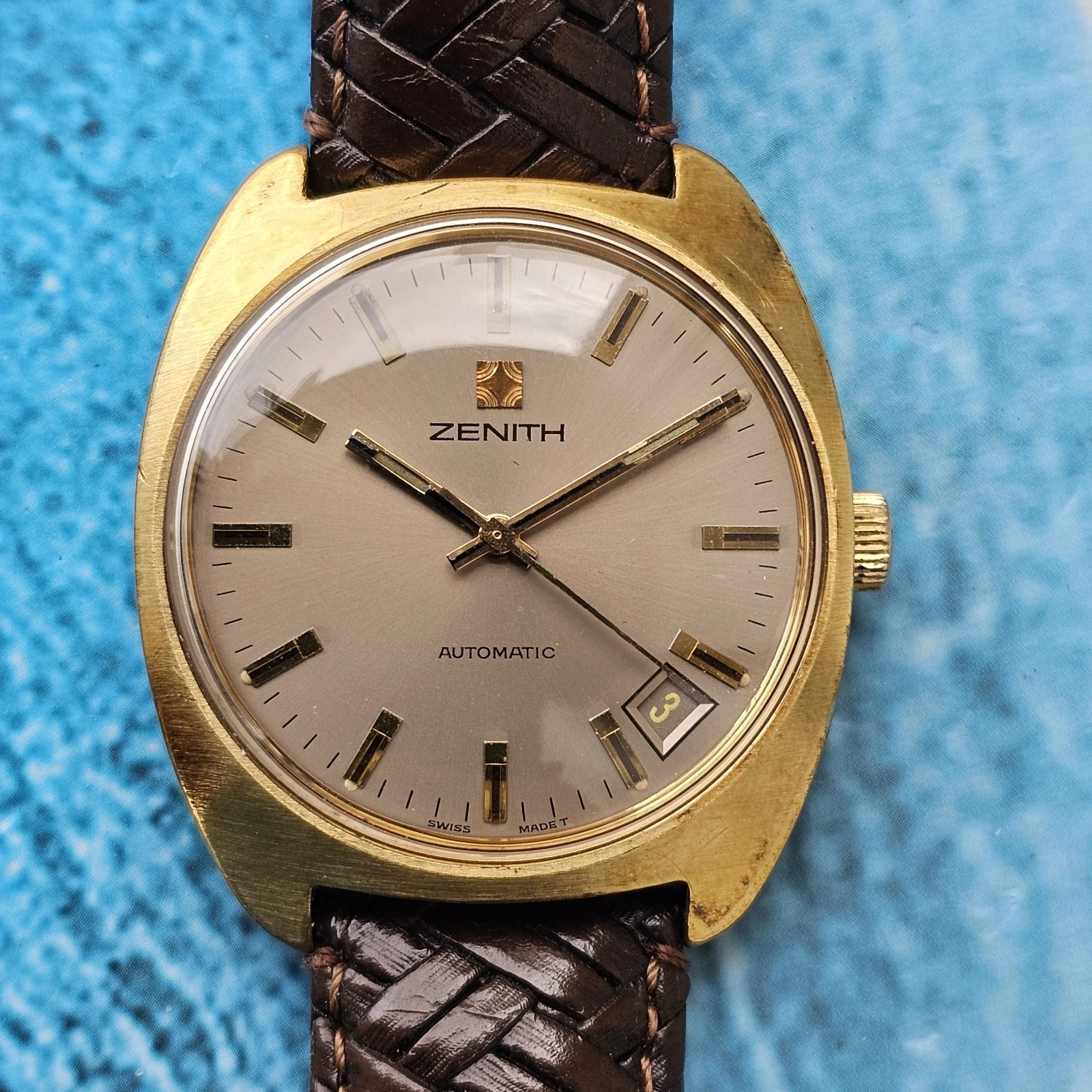 Zenith — Vintage Zenith Automatic Men's Watch Cal 2562 Pc Working Fast