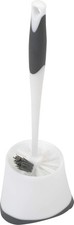 Clorox Under Rim Toilet Bowl Brush with Corner Storage Caddy Waterproof New