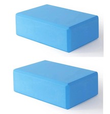 Yoga Gym Blocks Brick Foam Pair Exercise Pilates Meditation Anti Slip Unisex