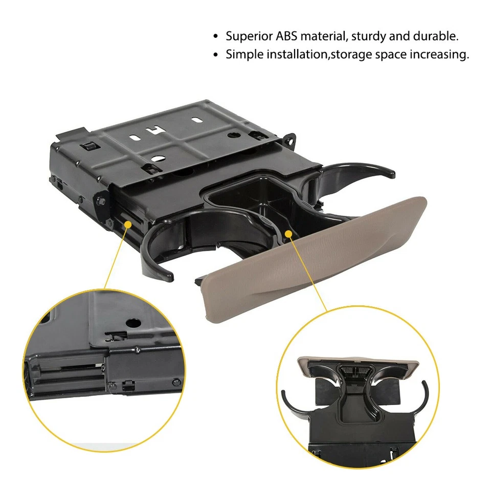 Auto Console Cup Holder For 1999-2004 Ford F250/350/450/550 Super Duty Excursion - Image 4 of 4