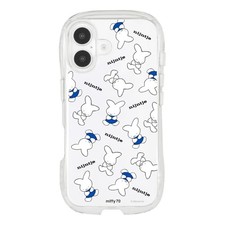 Gourmandies Miffy 70th Anniversary iPhone 16 Crystal Clear Case Nine Che MF-563A