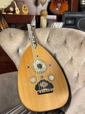 Syrian Oud Zeryab Model 5 Handmade Cedar Top Walnut Back 6 Course Pro