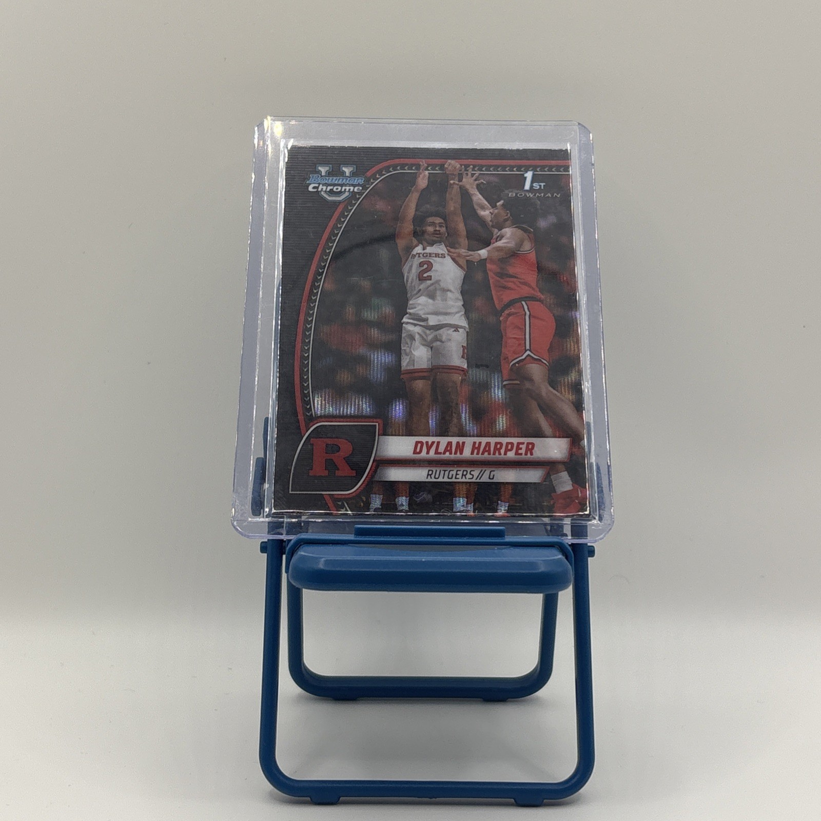 2024-25 Bowman University Chrome - Dylan Harper #22 Black Wave Refractor (RC)