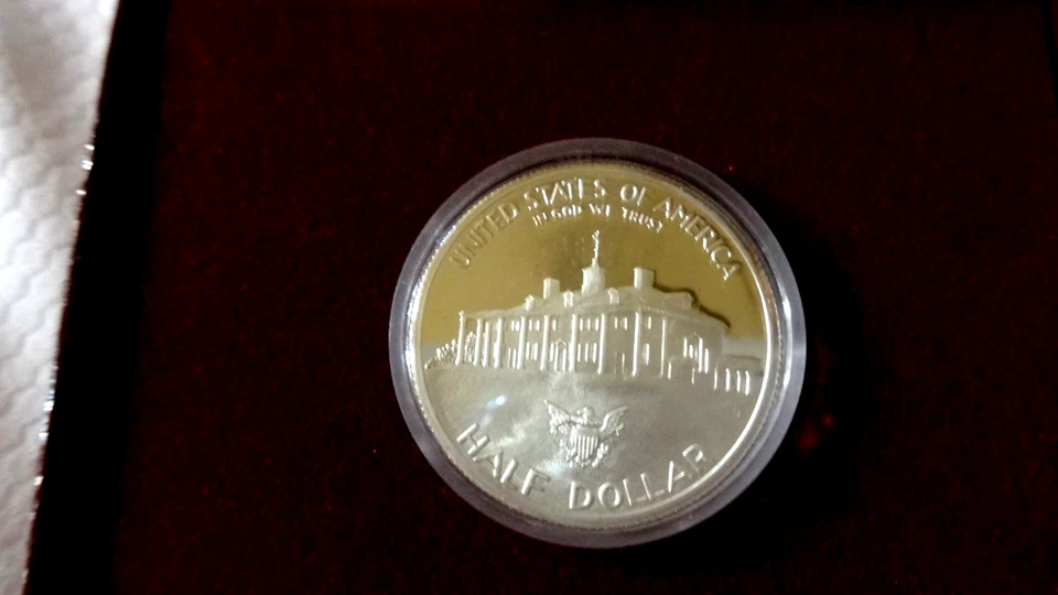 1982-Washington-Comemmorative-90% Silver Proof  Half Dollar-OGP. FREE SHIP#1705. - Image 3 of 4