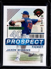 2024 Panini Prospect Edition Jaxon Wiggins Bl...