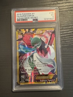 2016 Pokémon XY Gardevoir EX #116 Steam Siege Secret PSA 5 Card | eBay