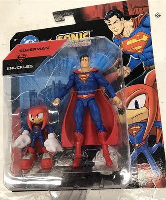 Sonic The Hedgehog Knuckles /  SuperMan   DC Comics Sealed New Action Figure