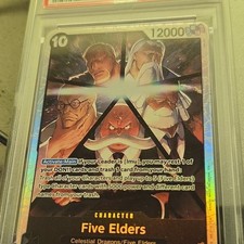 Bandai One Piece Card Game Five Elders OP13-082 Foil Special Rare PSA 10 Eng