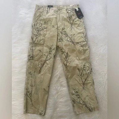 NEW wTag-Levi's Woodland Print Parachute Cargo Pants 32 x 30