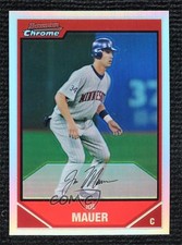 2007 Bowman Chrome Refractor Joe Mauer #150 HOF yj7