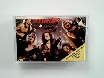 Scorpions World Wide Live Cassette 1985 PolyGram Chrome Tape