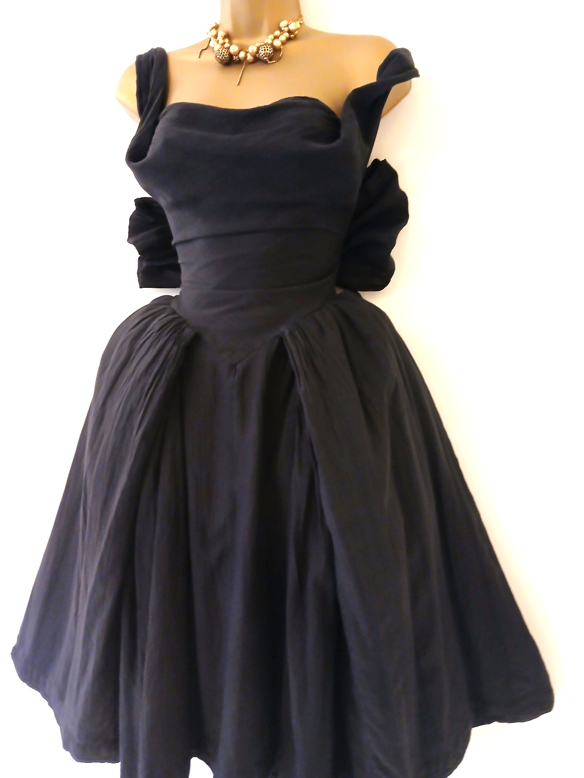 Vivienne Westwood Vintage  Fit &Flare Black Monroe Dress Size IT44 / UK 12